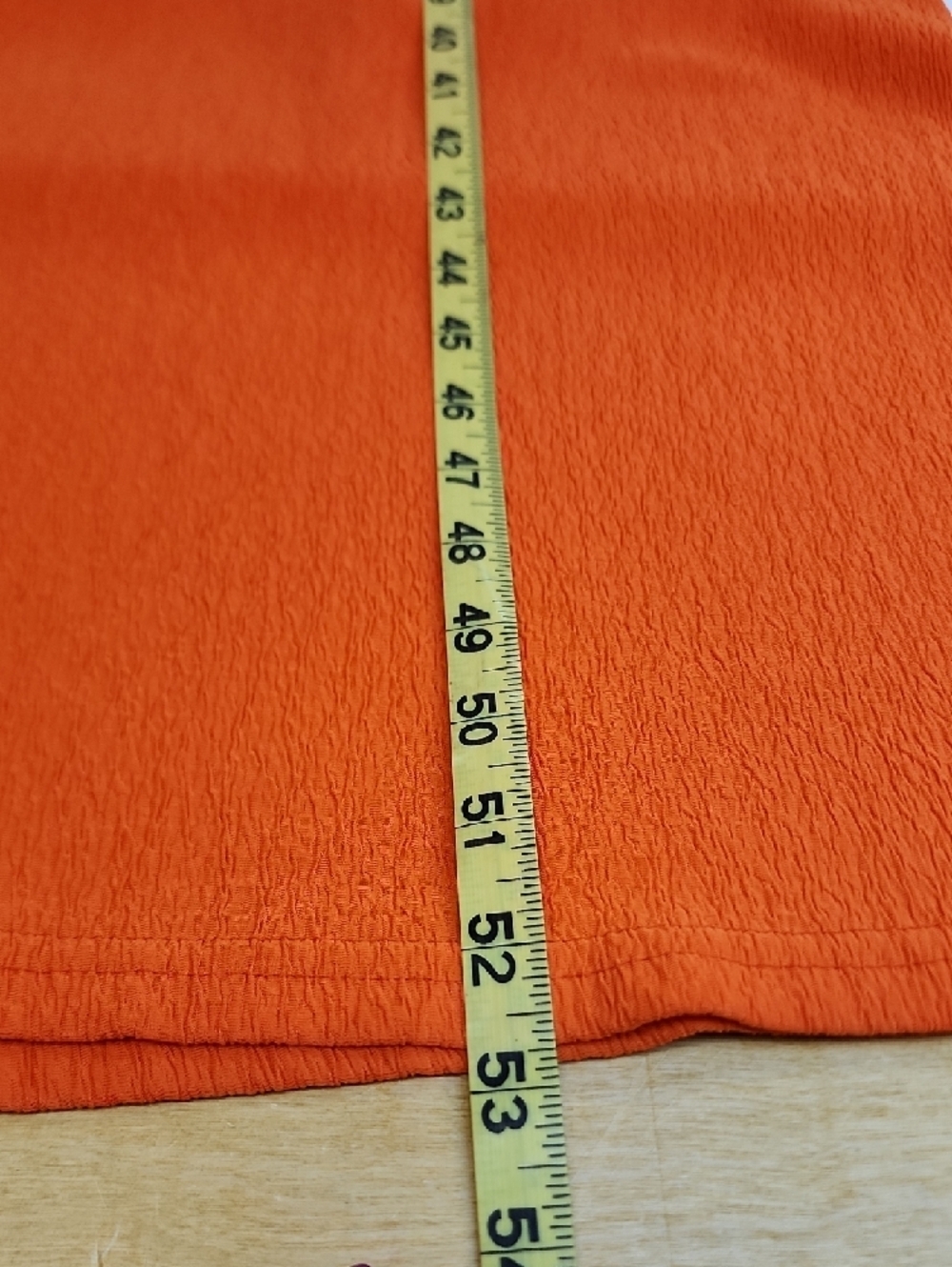 Fashion Code Orange Sleeveless Maxi Dress Tank Style Size Small - Picture 9 of 9